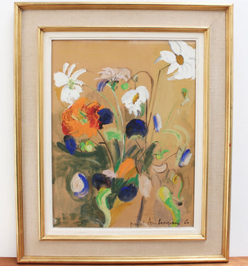 'Bouquet of Flowers' by Pascal Ambrogiani (1960)