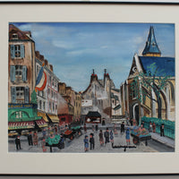 'View of Saint-Médard Church Paris' by Lucien Génin (circa 1930s)