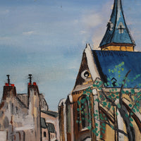 'View of Saint-Médard Church Paris' by Lucien Génin (circa 1930s)