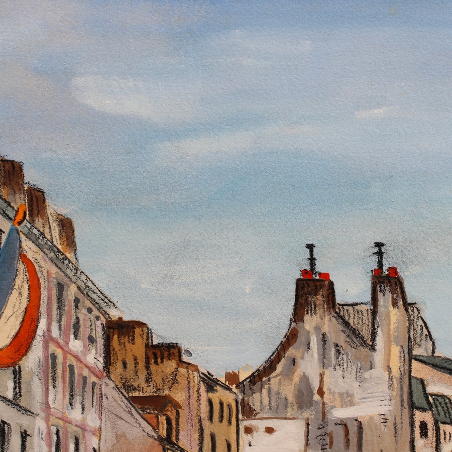 'View of Saint-Médard Church Paris' by Lucien Génin (circa 1930s)