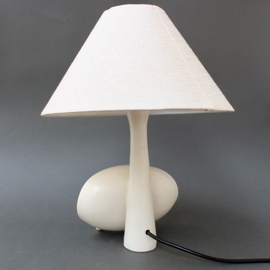 French Vintage Ceramic Table Lamp by Roger Capron (circa 1950s)