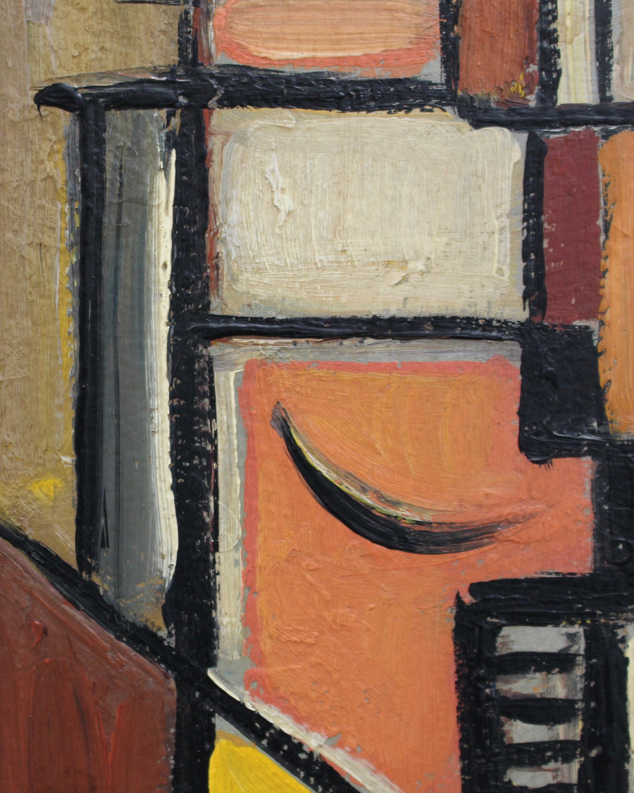 Cubist Composition by VR (circa 1950s - 70s)