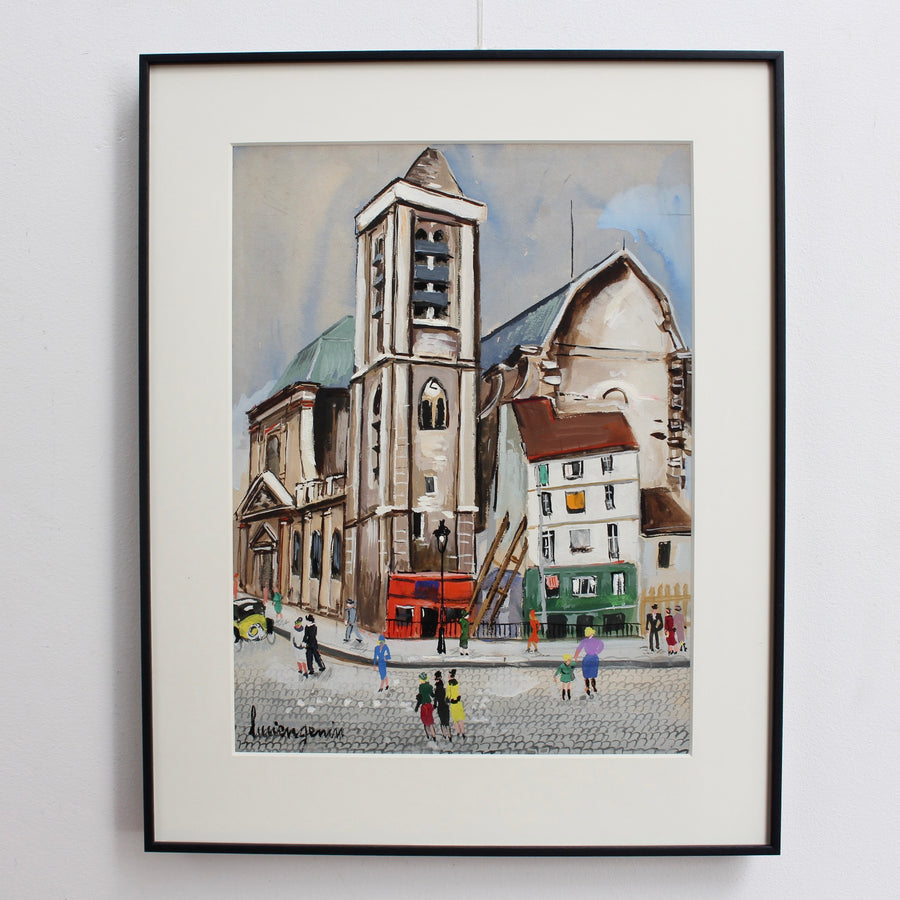 'Church of Saint-Nicolas du Chardonnet in Paris' by Lucien Génin (circa 1930s)