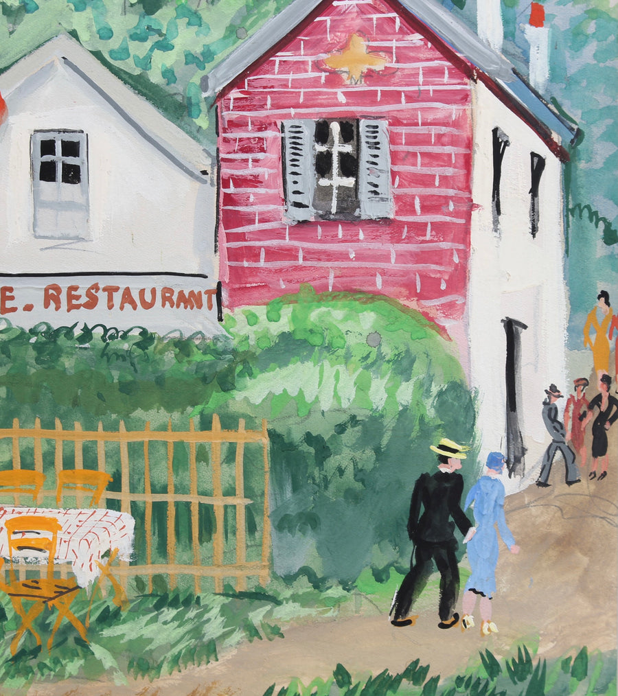 'Emile's Tavern' by Lucien Génin (circa 1930s)