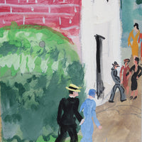 'Emile's Tavern' by Lucien Génin (circa 1930s)