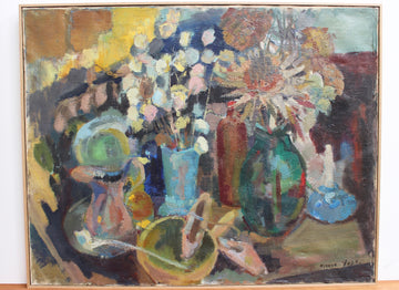 'Still Life on Table Top' by Nicole Yzon (circa 1940s)