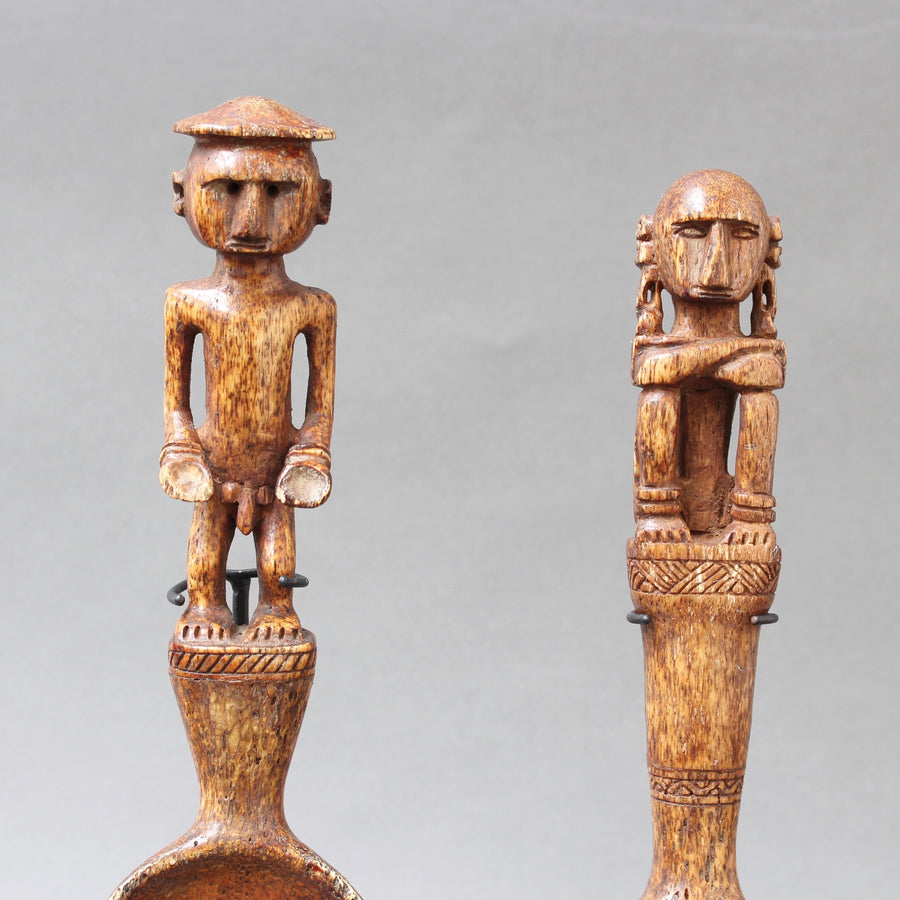 Pair of Ritual Spoons from Timor Island (circa 1950s)