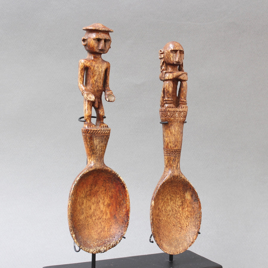 Pair of Ritual Spoons from Timor Island (circa 1950s)
