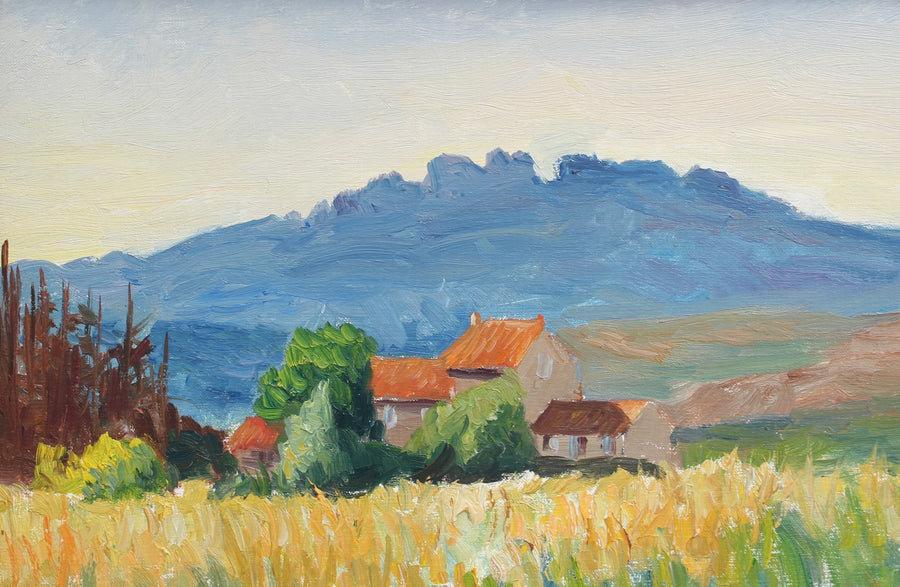 'Provençal Landscape' by Louise-Jeanne Cottard-Fossey (circa 1960s)