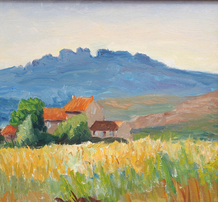 'Provençal Landscape' by Louise-Jeanne Cottard-Fossey (circa 1960s)