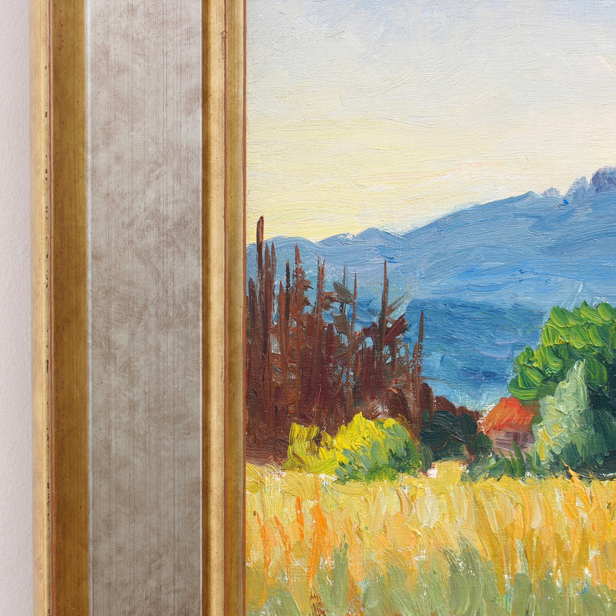 'Provençal Landscape' by Louise-Jeanne Cottard-Fossey (circa 1960s)