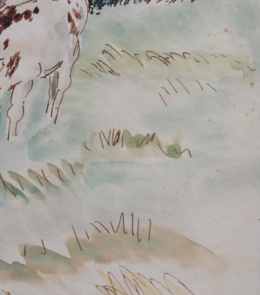 'Grazing Cattle in Normandy' by Genevieve Gallibert (circa 1930s)