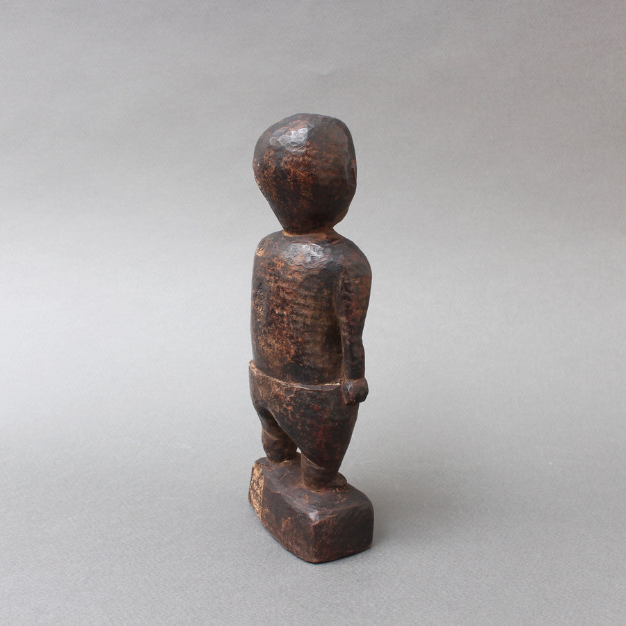 Wooden Carving of Female Figure from Sumba Island, Indonesia (circa 1960s)