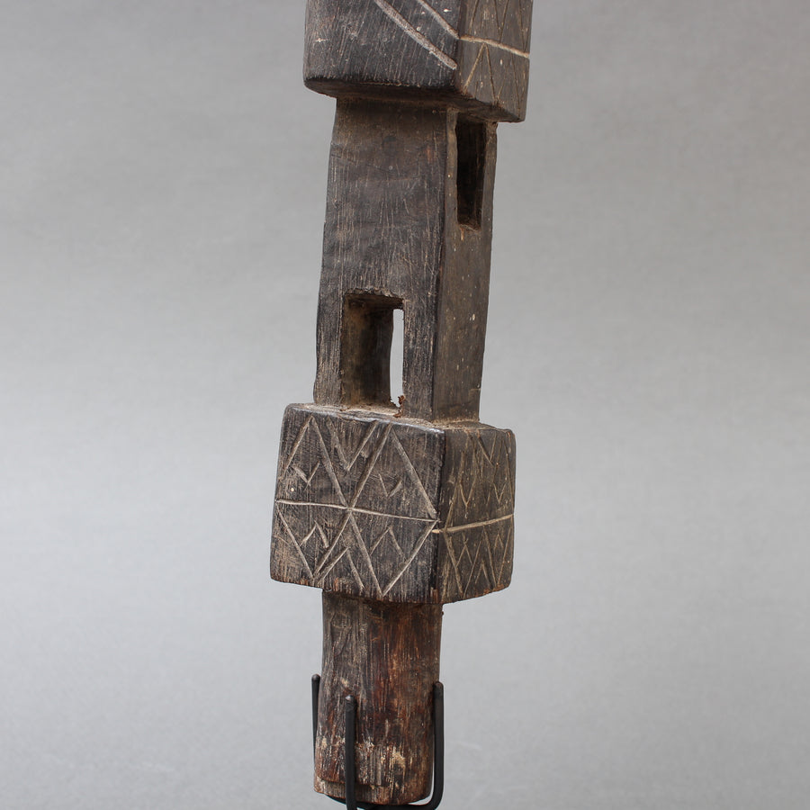 Carved Wooden Figure from Nias, Indonesia (circa 1960s - 70s)