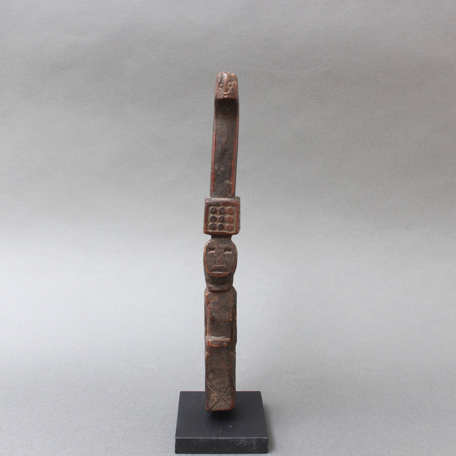 Carved Wooden Figure / Handle Tool from Timor Island, Indonesia (circa 1960s-70s)