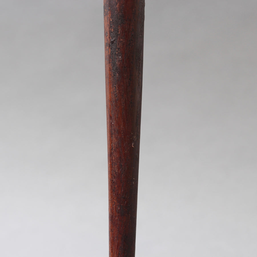 Carved Wooden Hairpin from Timor Island, Indonesia (circa 1970s)