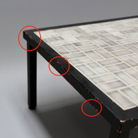 Set of Three Mid-Century French Tiled Tables (circa 1960s)