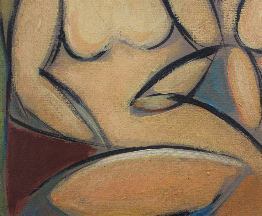 'Two Nudes in Landscape' by STM (circa 1950s)