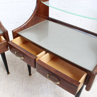 Pair of Vintage Italian Bedside Tables (circa 1950s)