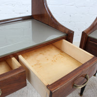 Pair of Vintage Italian Bedside Tables (circa 1950s)