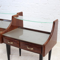 Pair of Vintage Italian Bedside Tables (circa 1950s)