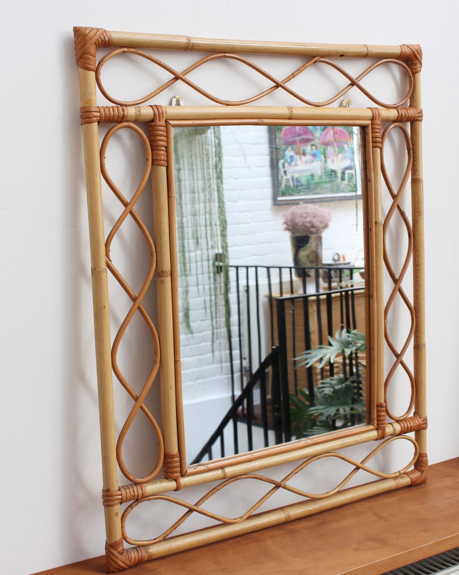French Rattan Wall Mirror (circa 1960s) – Bureau of Interior Affairs ...