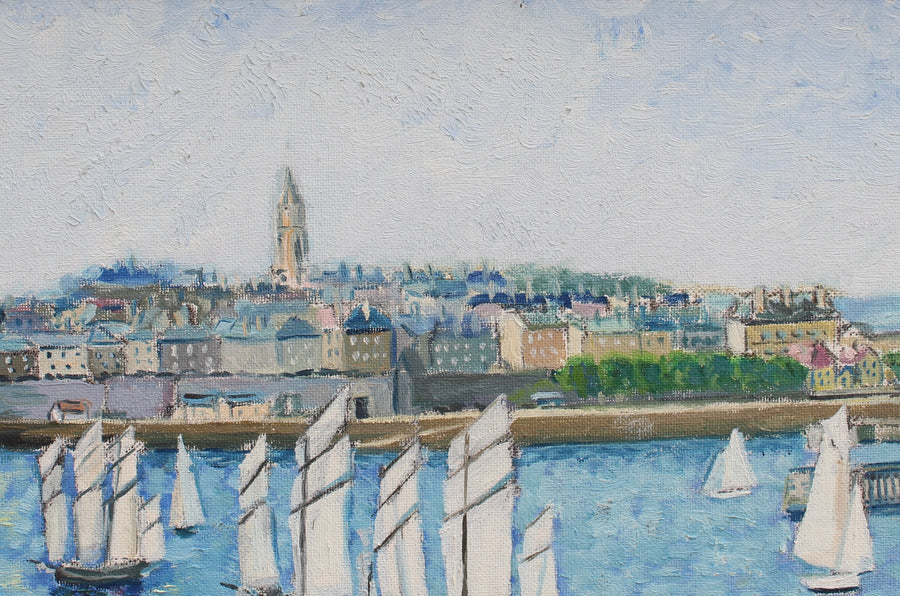 'Port of Saint-Malo', French Modern School (1984)