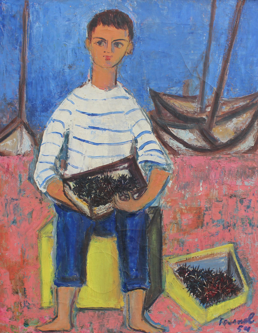 'Boy with Sea Urchins' by Pierre Fournel (1954)