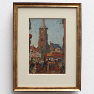 'Belgian Market Square' by Jean-René Nys (c. 1950s)