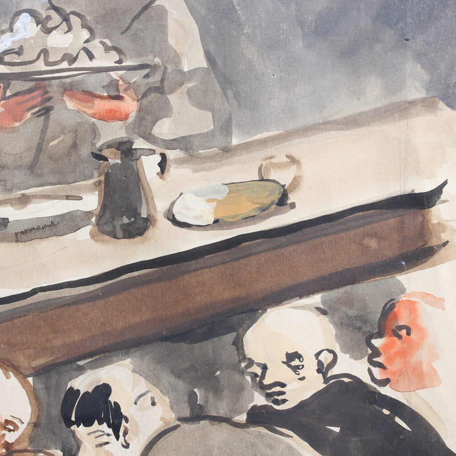 'The Repast of the Monks' by Yves Brayer (1946)