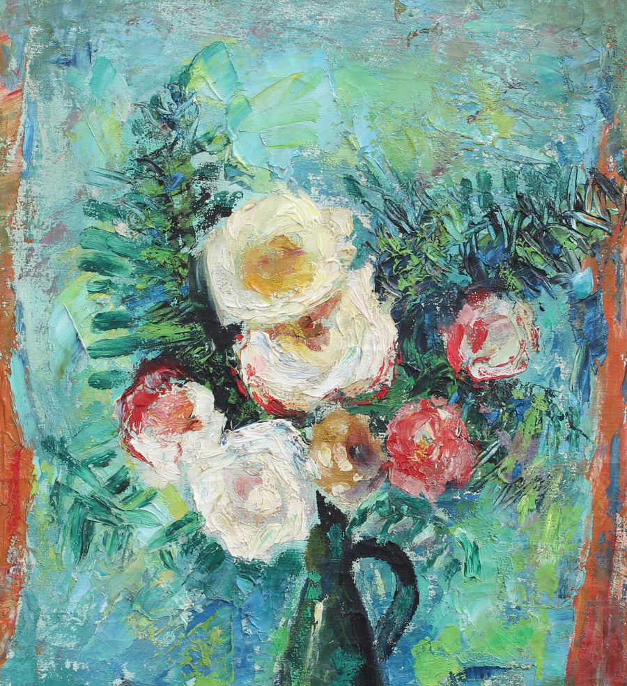 'Bouquet of Flowers in a Pitcher' by Lilian Whitteker (circa 1960s)