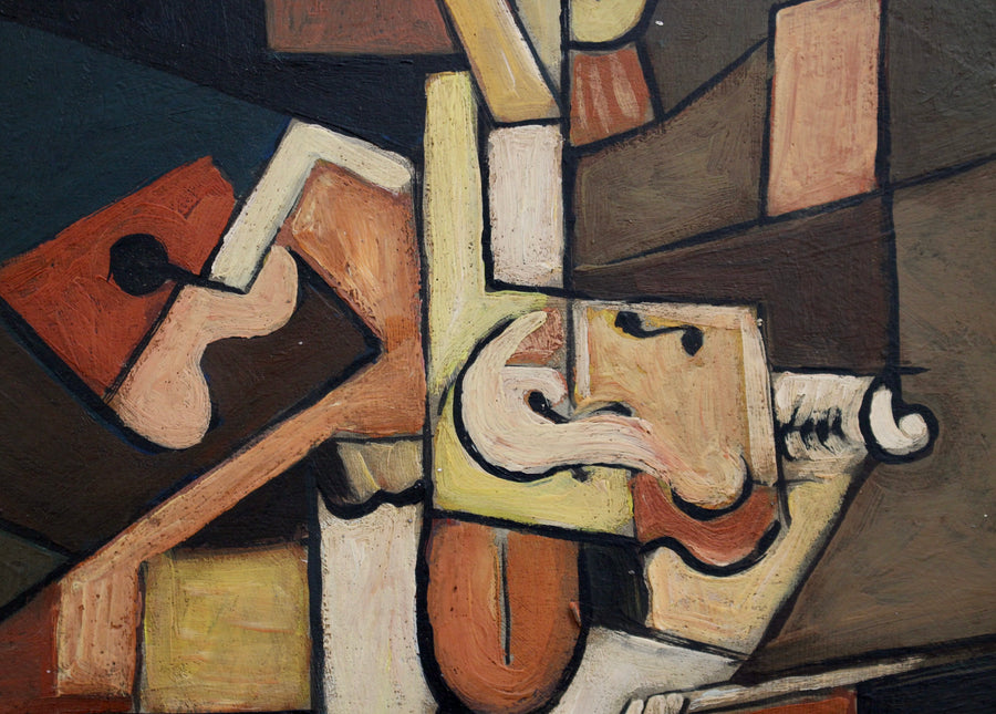 'The Violinist' by J.G. (circa 1960s-70s)
