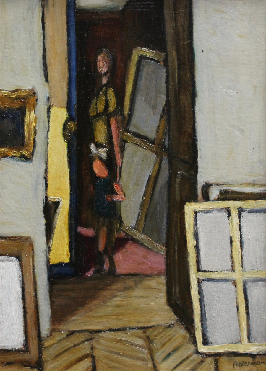'Woman and Child with Windows' by Paul Ackerman (circa 1940s)