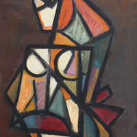 'Portrait of a Cubist Woman' by STM (circa 1970s)
