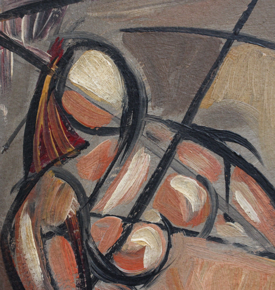 'Portrait of Reclining Woman' by STM (circa 1940s - 1960s)