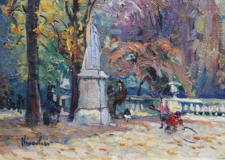 'Le Jardin du Luxembourg' by Marie de Nivouliès de Pierrefort (circa 1910)