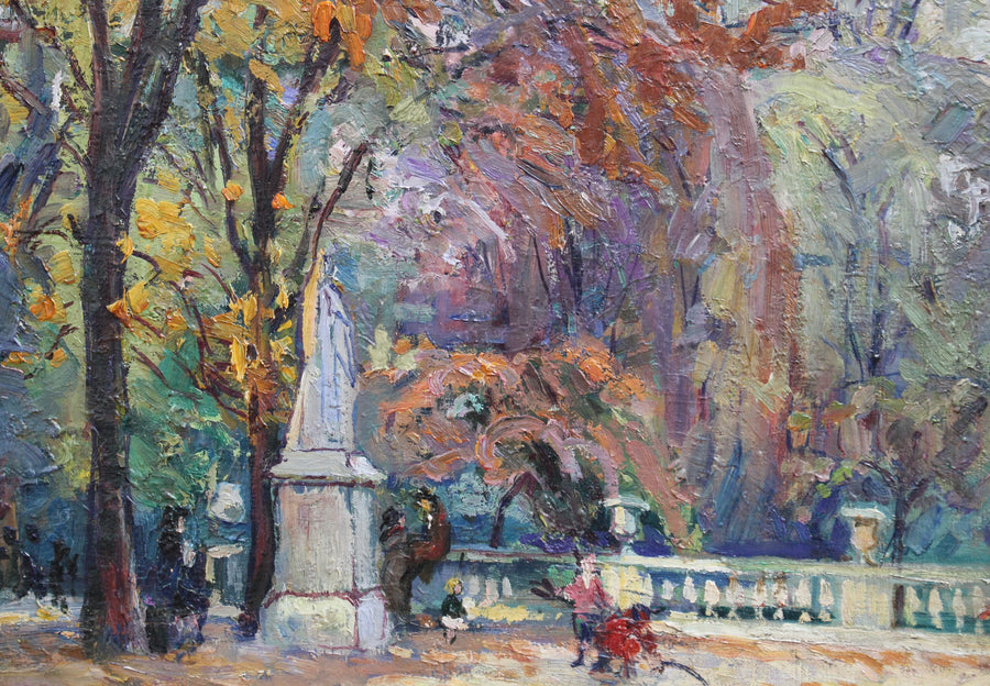 'Le Jardin du Luxembourg' by Marie de Nivouliès de Pierrefort (circa 1910)