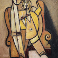 'Nude Seated on Armchair', Berlin School (circa 1960s)