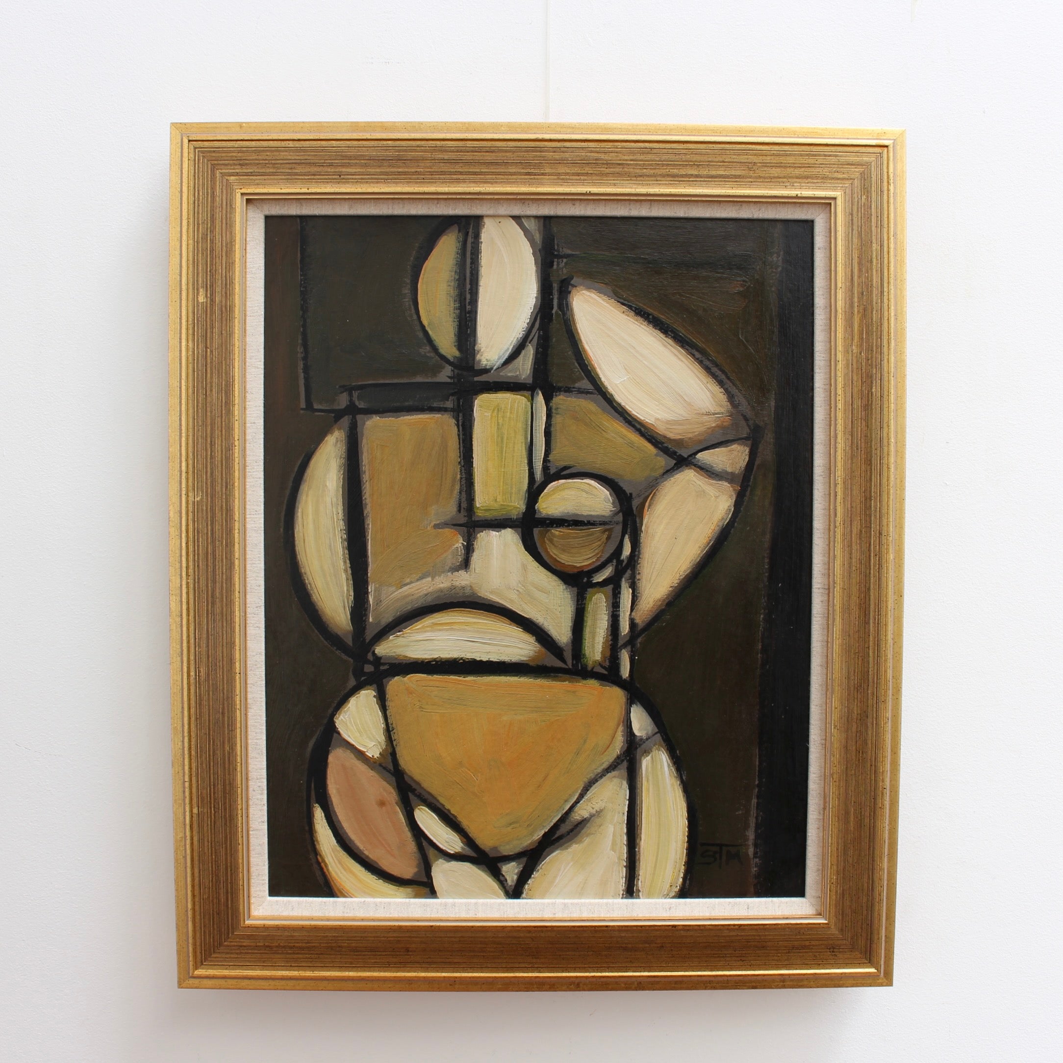 Cubist Nude By STM circa 1960s Bureau Of Interior Affairs BIA cubist-nude-by-stm-circa-1960s-bureau-of-interior-affairs-bia