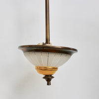 French Mid-Century Conical Ceiling Light (circa 1940s)