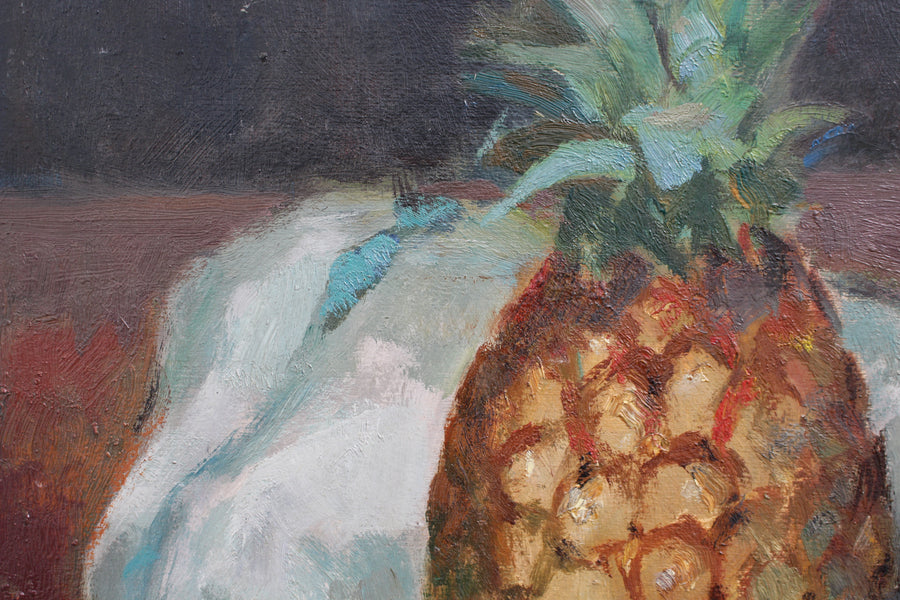 'Still Life with Pineapple' by Lucien Martial (circa 1960s)