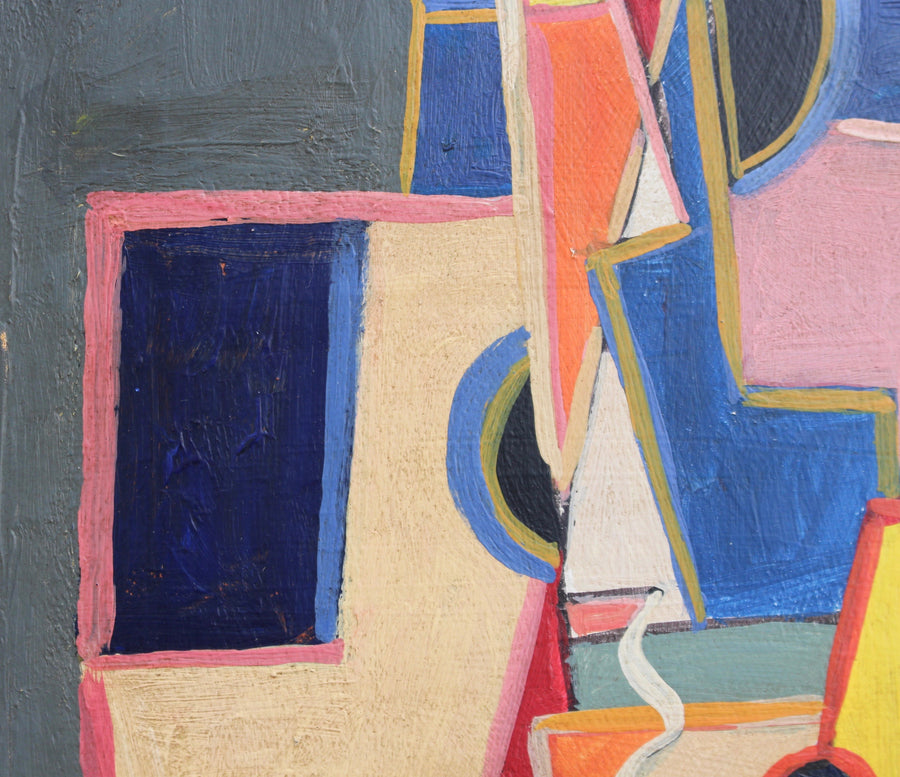 'Abstract Composition' by E. Roth (circa 1950s-70s)