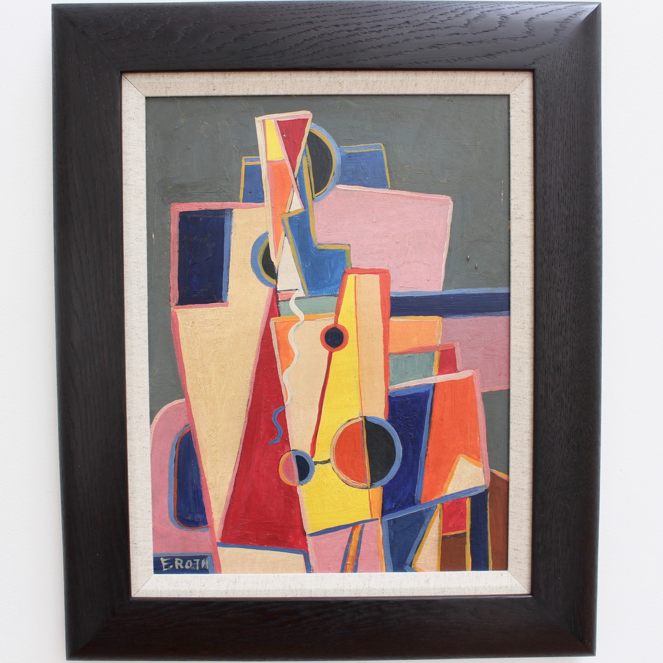 'Abstract Composition' by E. Roth (circa 1950s-70s) – Bureau of ...