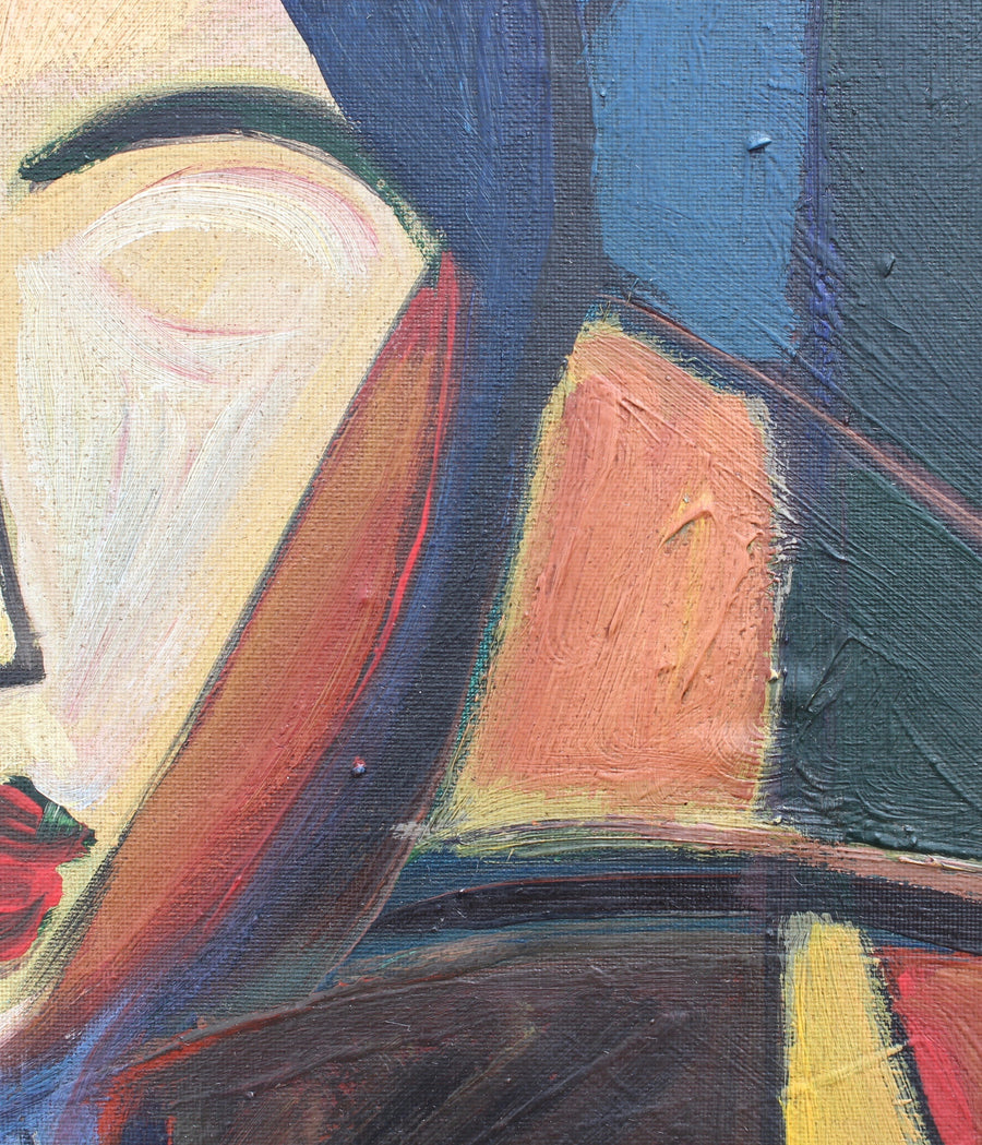 'Intimate Portrait of Cubist Woman' (circa 1950s-70s)