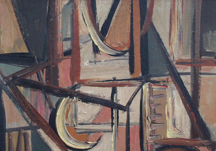 'Cubist Figure' by STM (circa 1950s-70s)