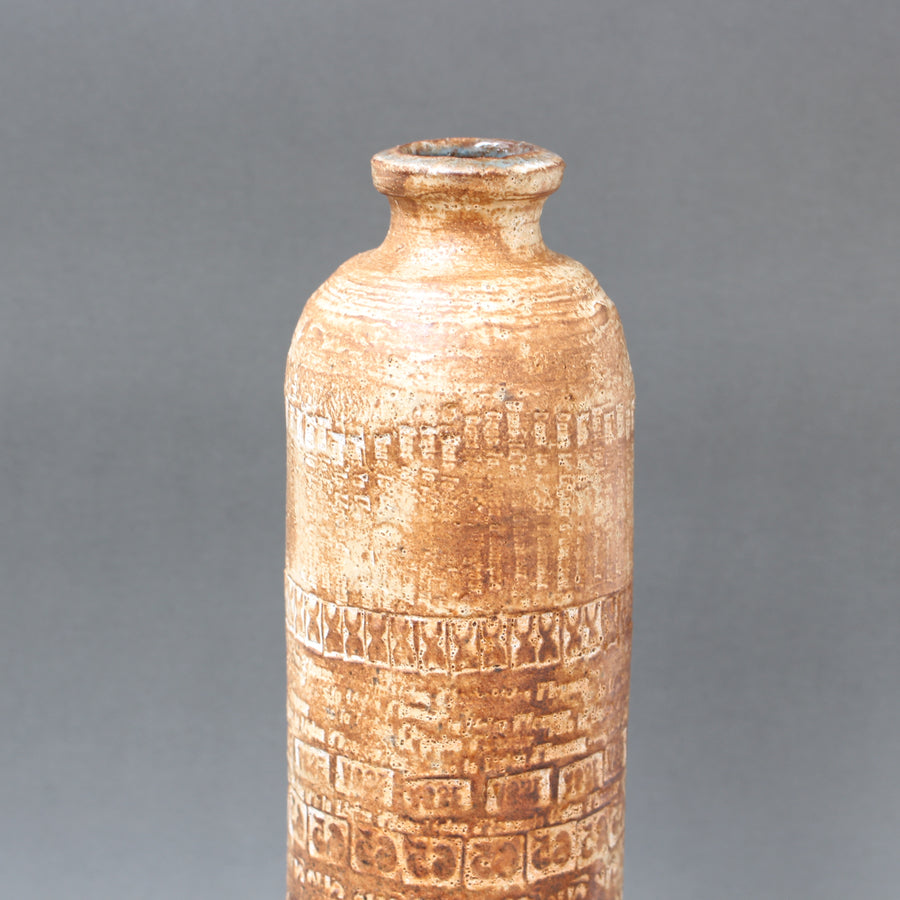 Decorative Mid-Century Ceramic Flower Vase by Pat Rowland (circa 1960s)