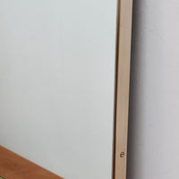Mid-Century Italian Wall Mirror with Brass Frame (circa 1950s)