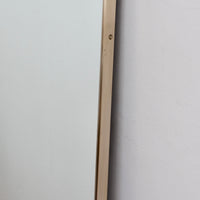 Mid-Century Italian Wall Mirror with Brass Frame (circa 1950s)