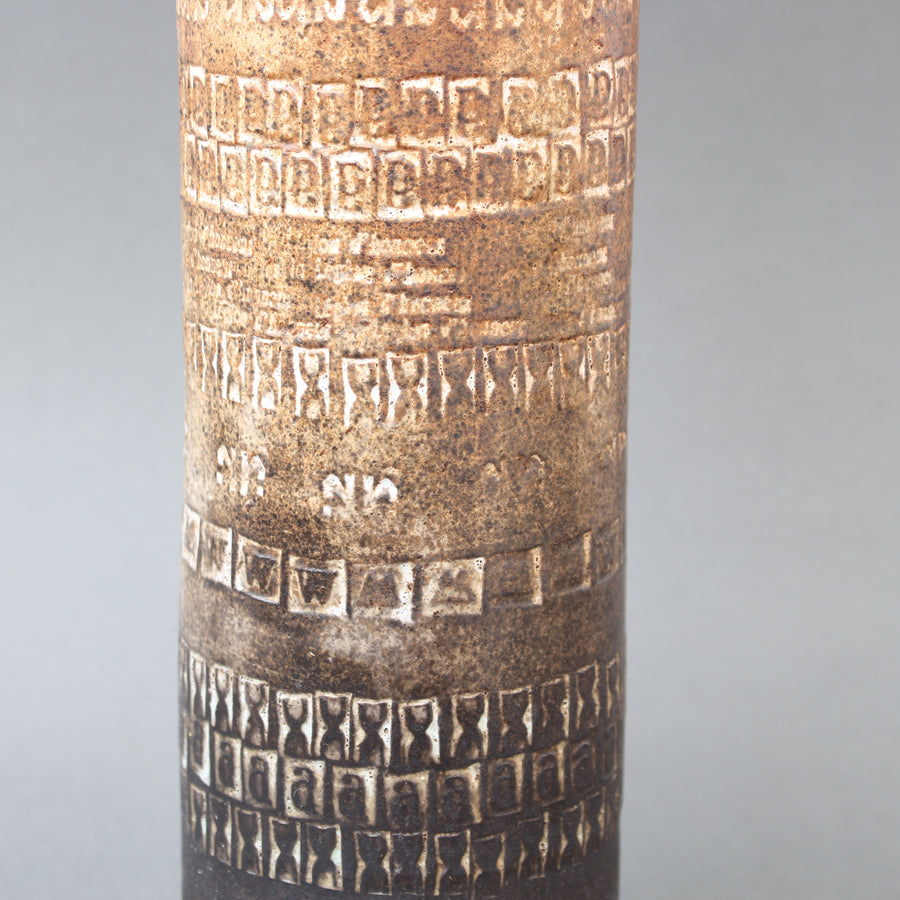 Decorative Mid-Century Ceramic Flower Vase by Pat Rowland (circa 1960s)