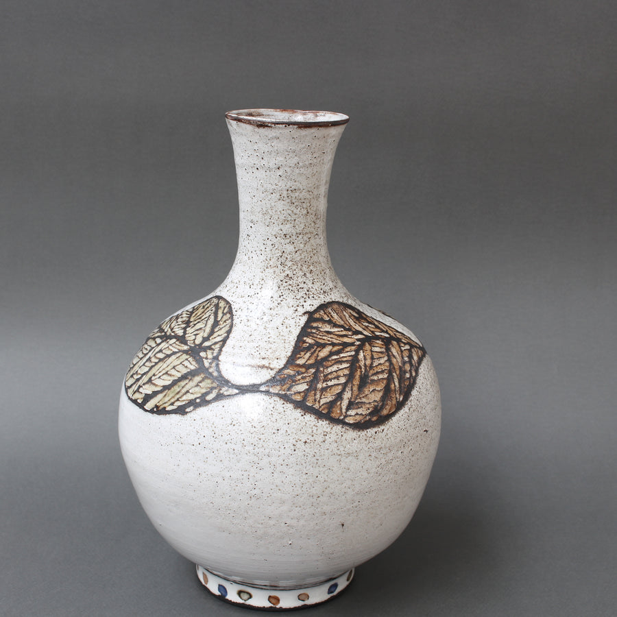 French Vintage Ceramic Vase by Paul Quéré (circa 1970s)